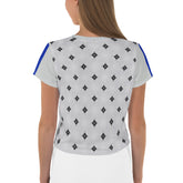 Abstract Essence All-Over Print Crop T-Shirt